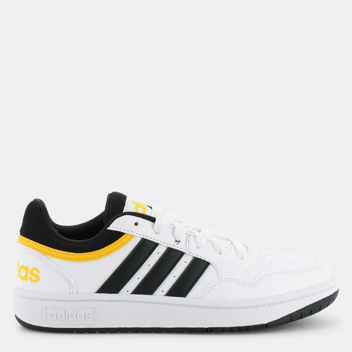 ADIDAS IF2726HOOPS 3.0 Kwhite/core black/bold gold- SPORTIVE BIANCO Store