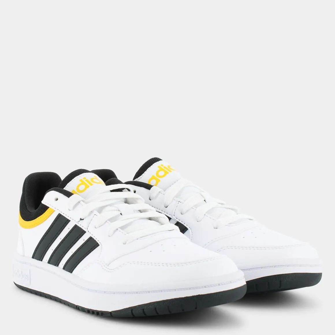 ADIDAS IF2726HOOPS 3.0 Kwhite/core black/bold gold- SPORTIVE BIANCO Store
