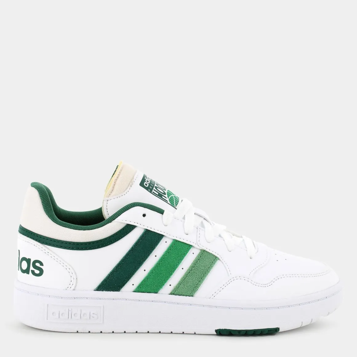 ADIDAS IH0156HOOPS 3FTWWHT/CGREEN/GREEN- SPORTIVE BIANCO Shop