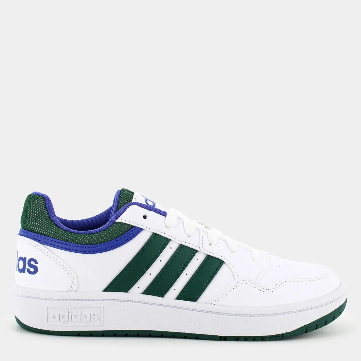 ADIDAS IH8012HOOPS 3FTWWHT/CGREEN/LIOBLU- SPORTIVE BIANCO Clearance