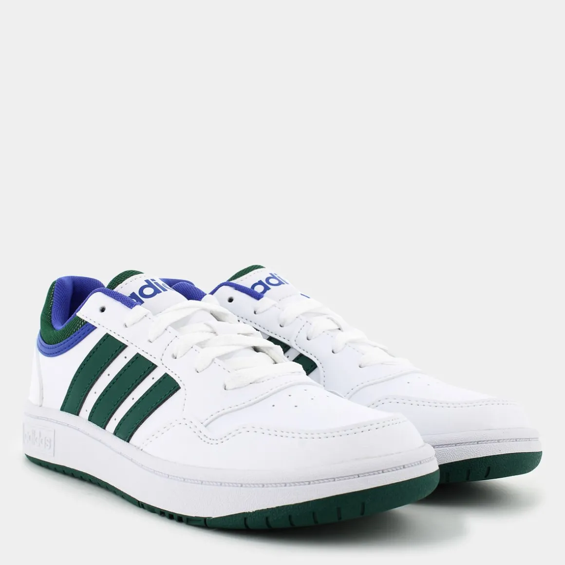ADIDAS IH8012HOOPS 3FTWWHT/CGREEN/LIOBLU- SPORTIVE BIANCO Clearance