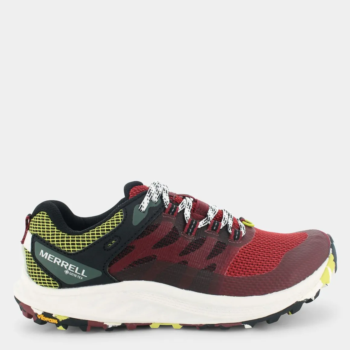 MERRELL J067814ANTORA 3 GTXCABERNET/HIVIZ- SPORTIVE ROSSO Clearance