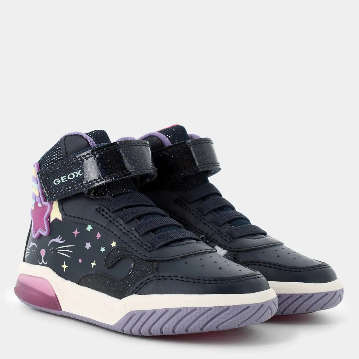 GEOX J46ASB0BCKCC4243INEKNAVY/MULTICOLOR- SPORTIVE NERO Hot