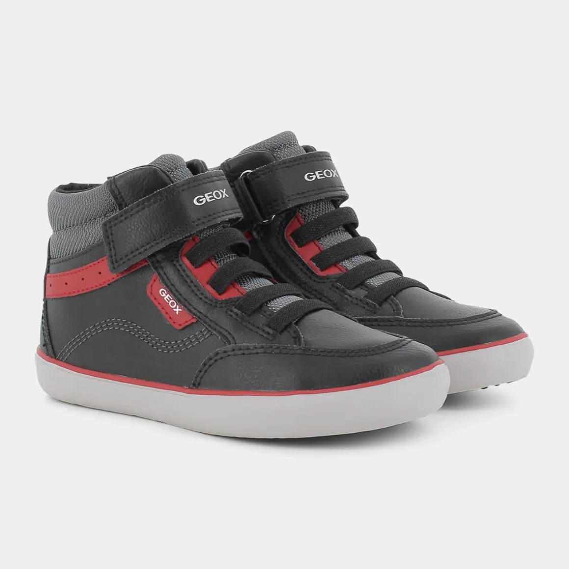 GEOX J165CB0MEFUC0048GISLIBLACK/RED- SNEAKERS BLU Outlet