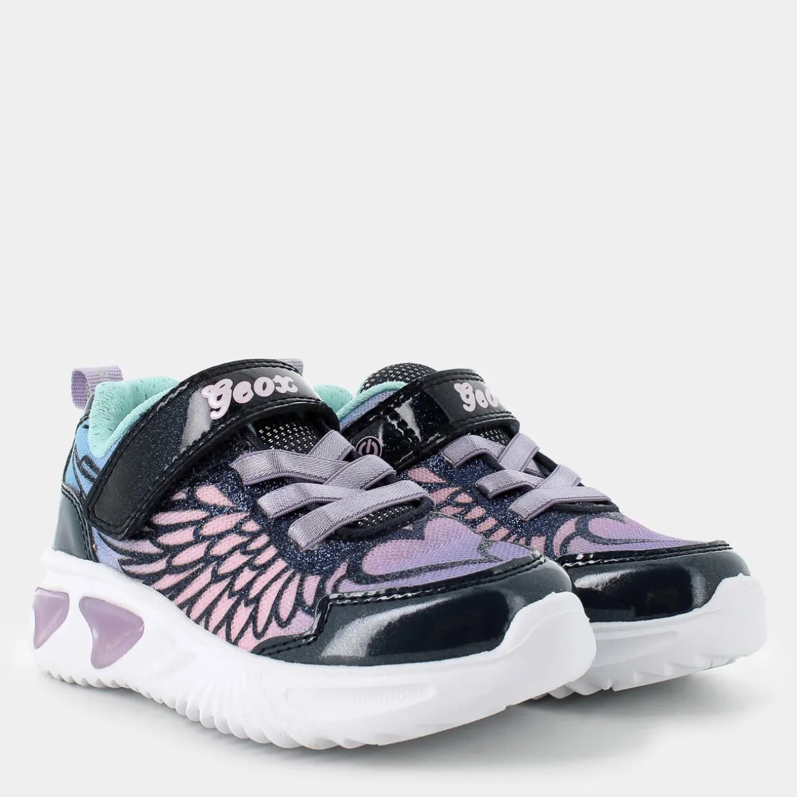 GEOX J46E9B0ASKNC4215ASSISTERNAVY/LILAC- SPORTIVE BLU Cheap