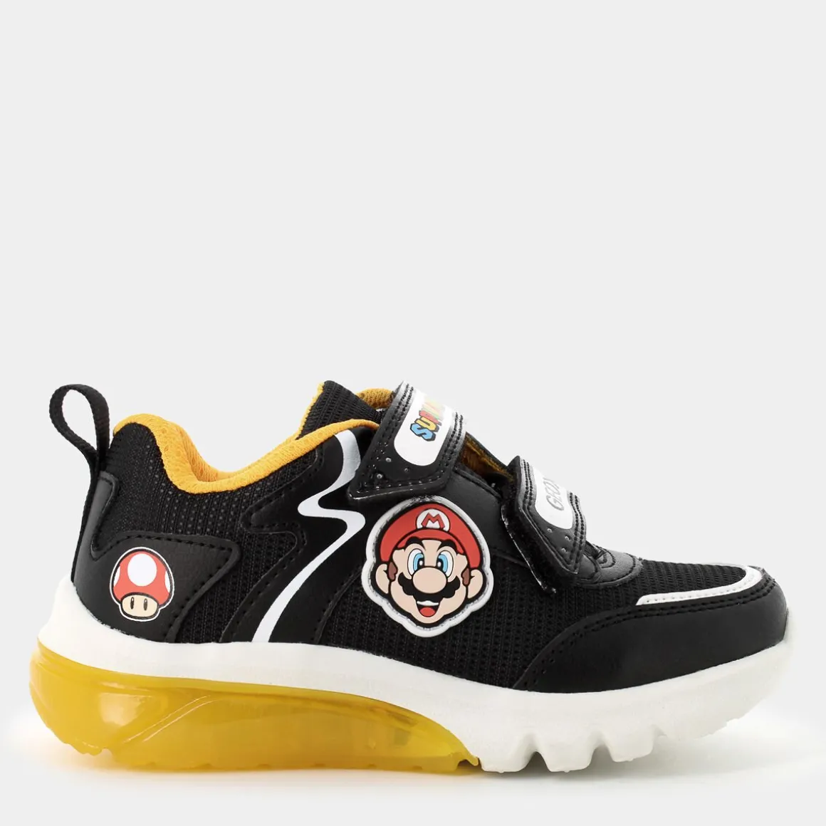GEOX J46LBI054FUC0054CIBERDRONBLACK/YELLOW- SPORTIVE NERO Clearance