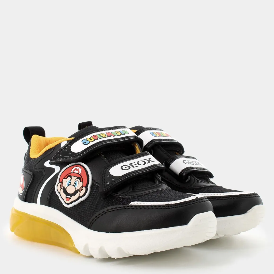 GEOX J46LBI054FUC0054CIBERDRONBLACK/YELLOW- SPORTIVE NERO Clearance