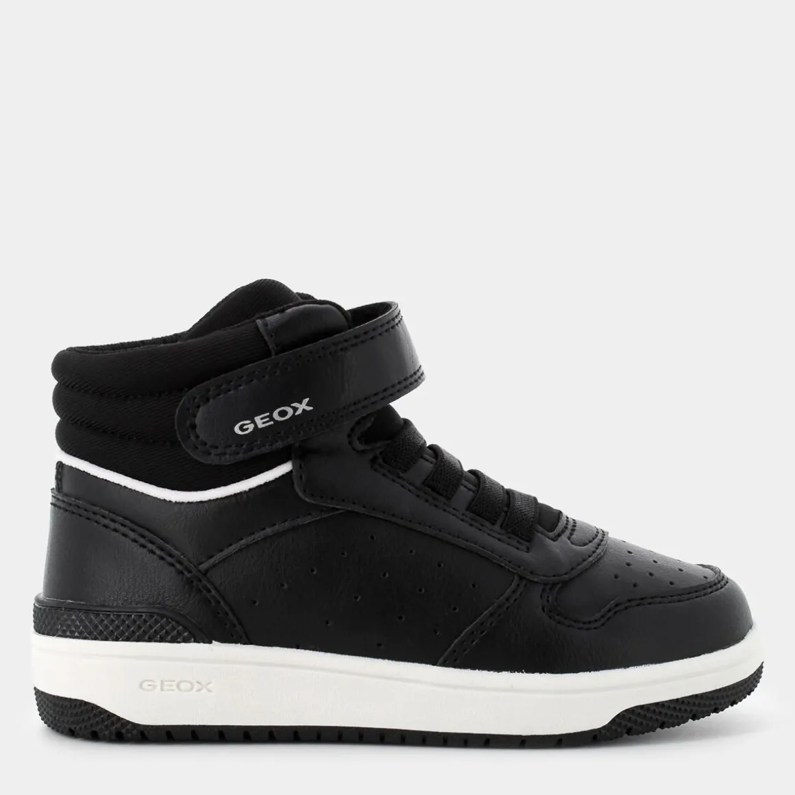 GEOX J46LQB05415C0127WASHIBABLACK/WHITE- SNEAKERS NERO Store