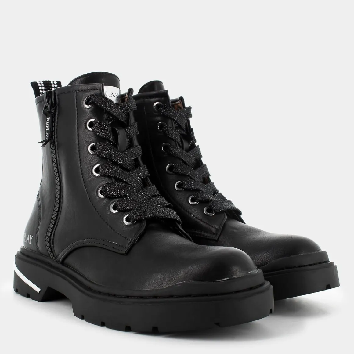 REPLAY JL170028SJOPLIN 12BLACK- SCARPONCINI E STIVALETTI NERO Best