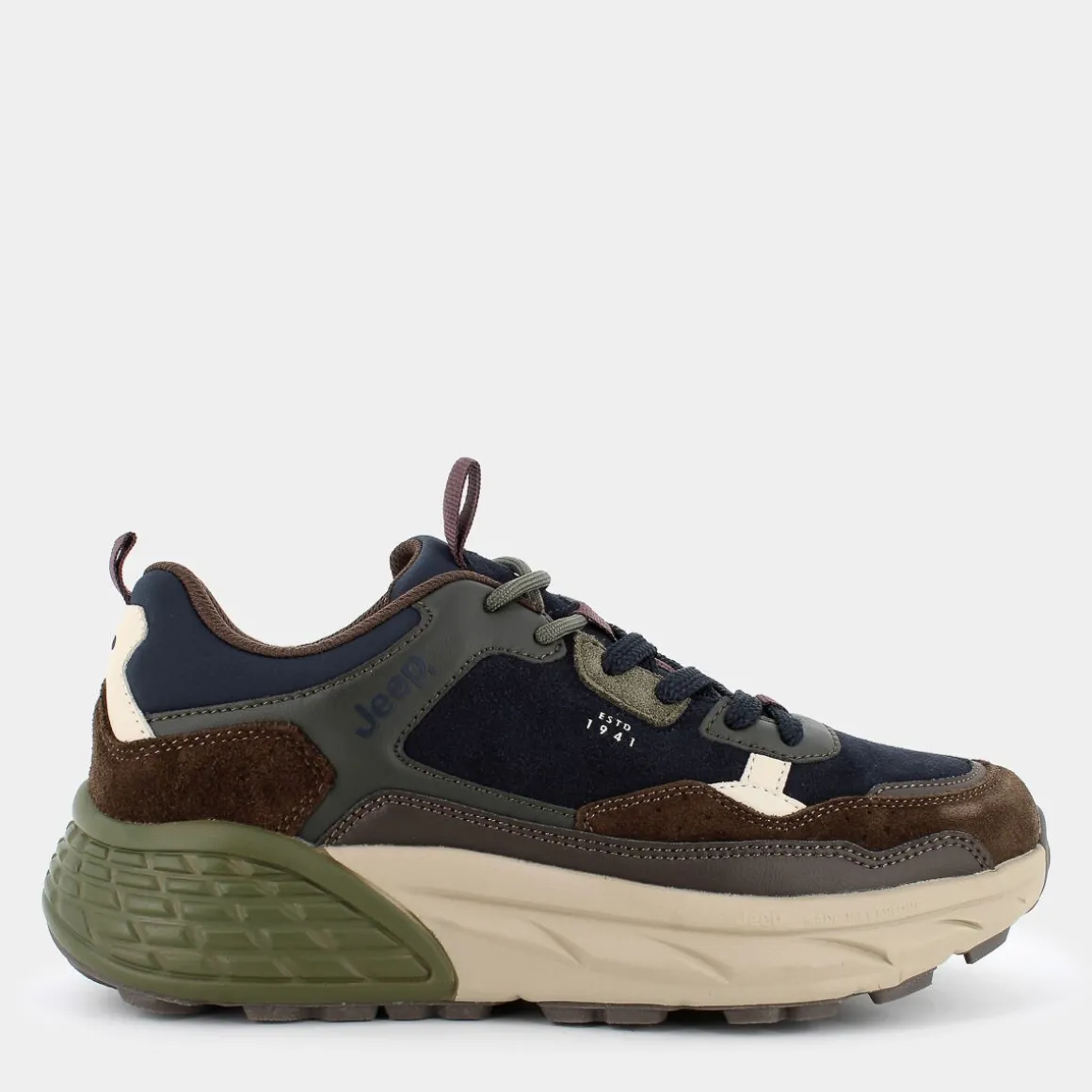 JEEP JM42210AGROOVENAVY- SNEAKERS BLU Flash Sale