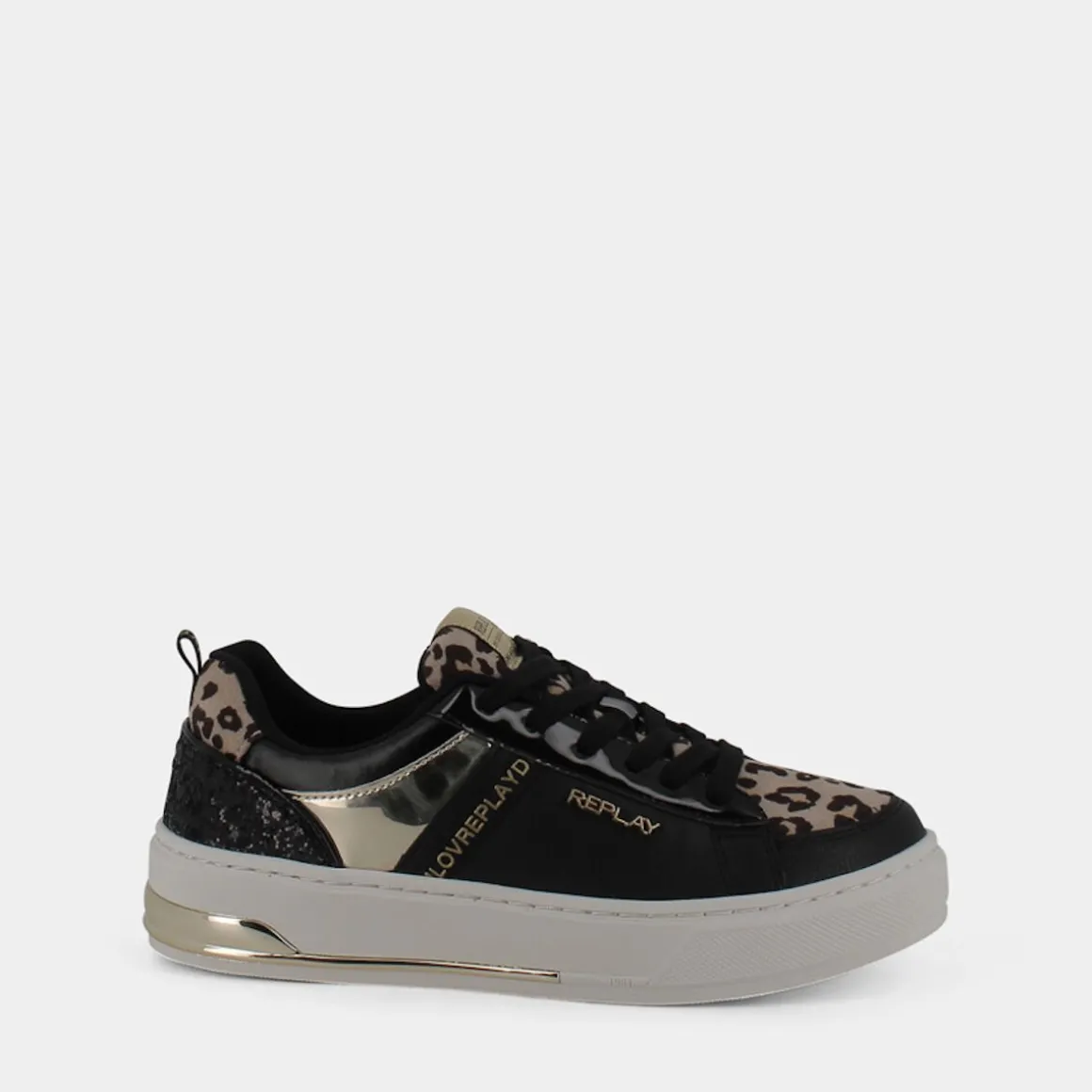 REPLAY JZ240010SFUSHION ORO- SNEAKERS NERO Store