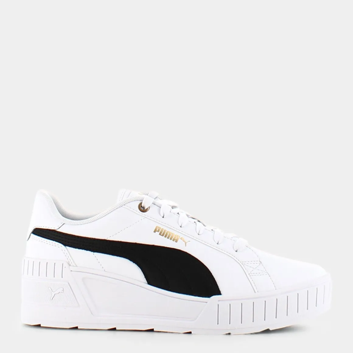 PUMA 390985KARMEN WEDGEWhite/Black/Gold- SPORTIVE BIANCO Discount