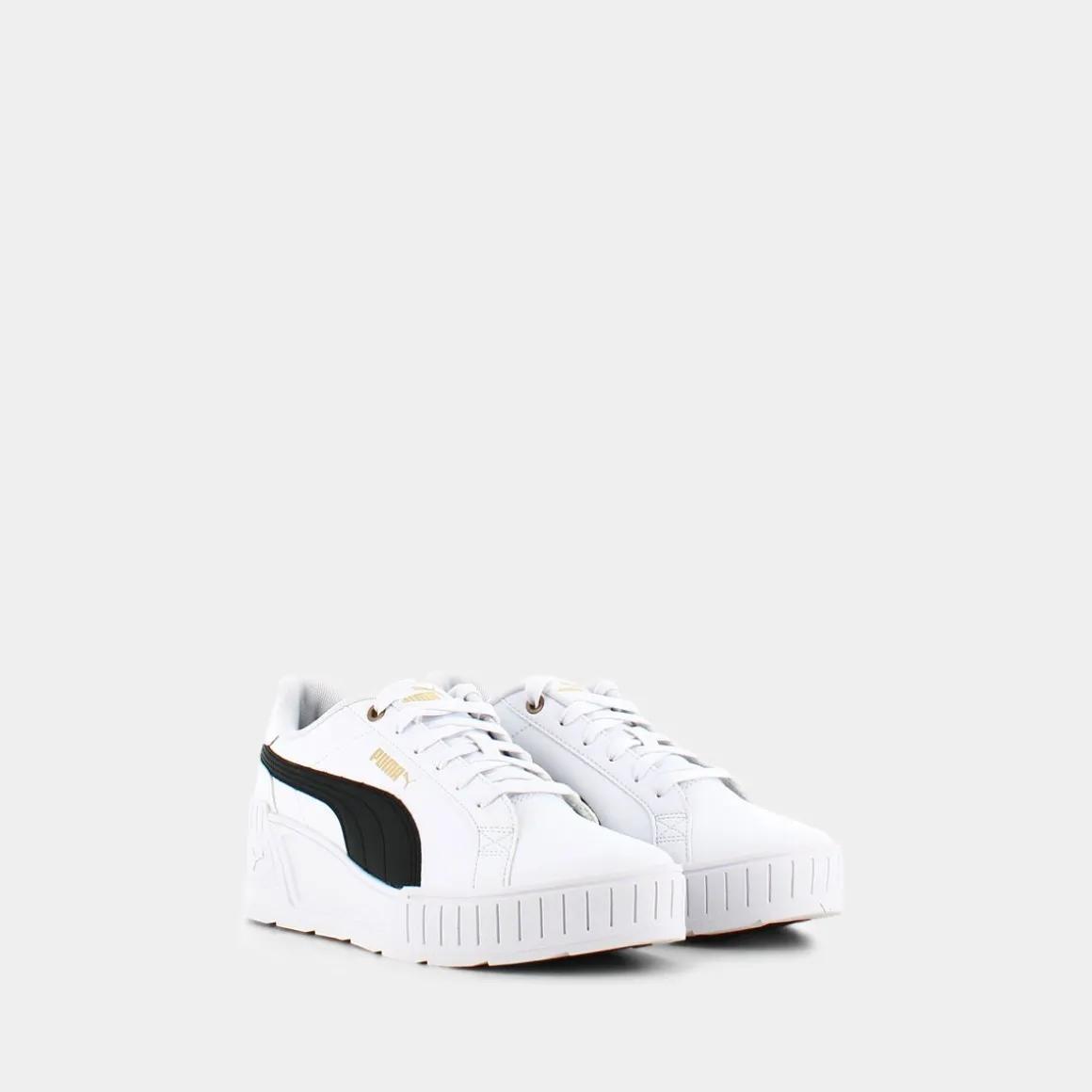 PUMA 390985KARMEN WEDGEWhite/Black/Gold- SPORTIVE BIANCO Discount