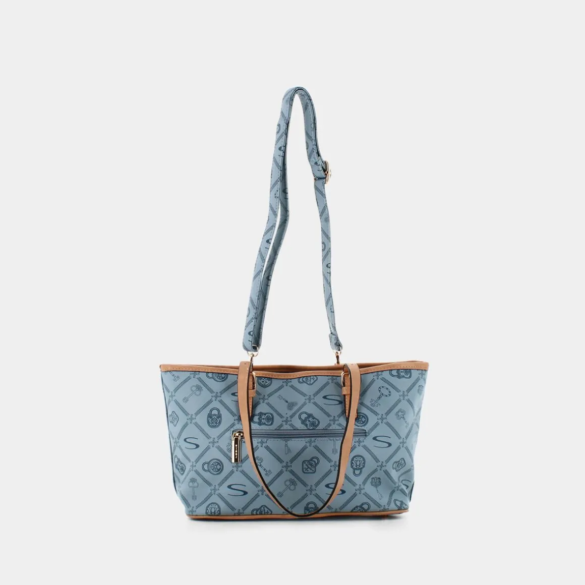 SHEEN LJ-E24-01-CELESTE-CREMA- BORSE AZZURRO Hot