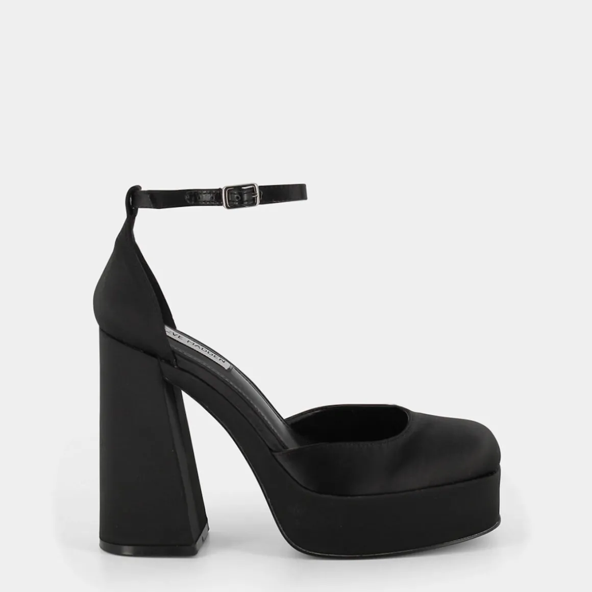 STEVE MADDEN LONDYN-BLACK SATIN- DECOLLETÈ NERO Sale