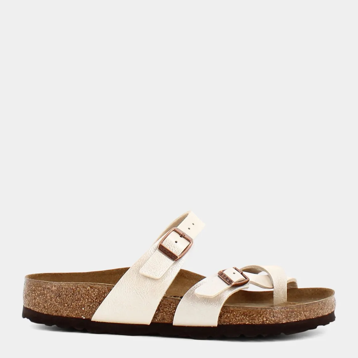 BIRKENSTOCK 071661MAYARIGRACEFUL PEARL WHITE- SANDALI BIANCO New