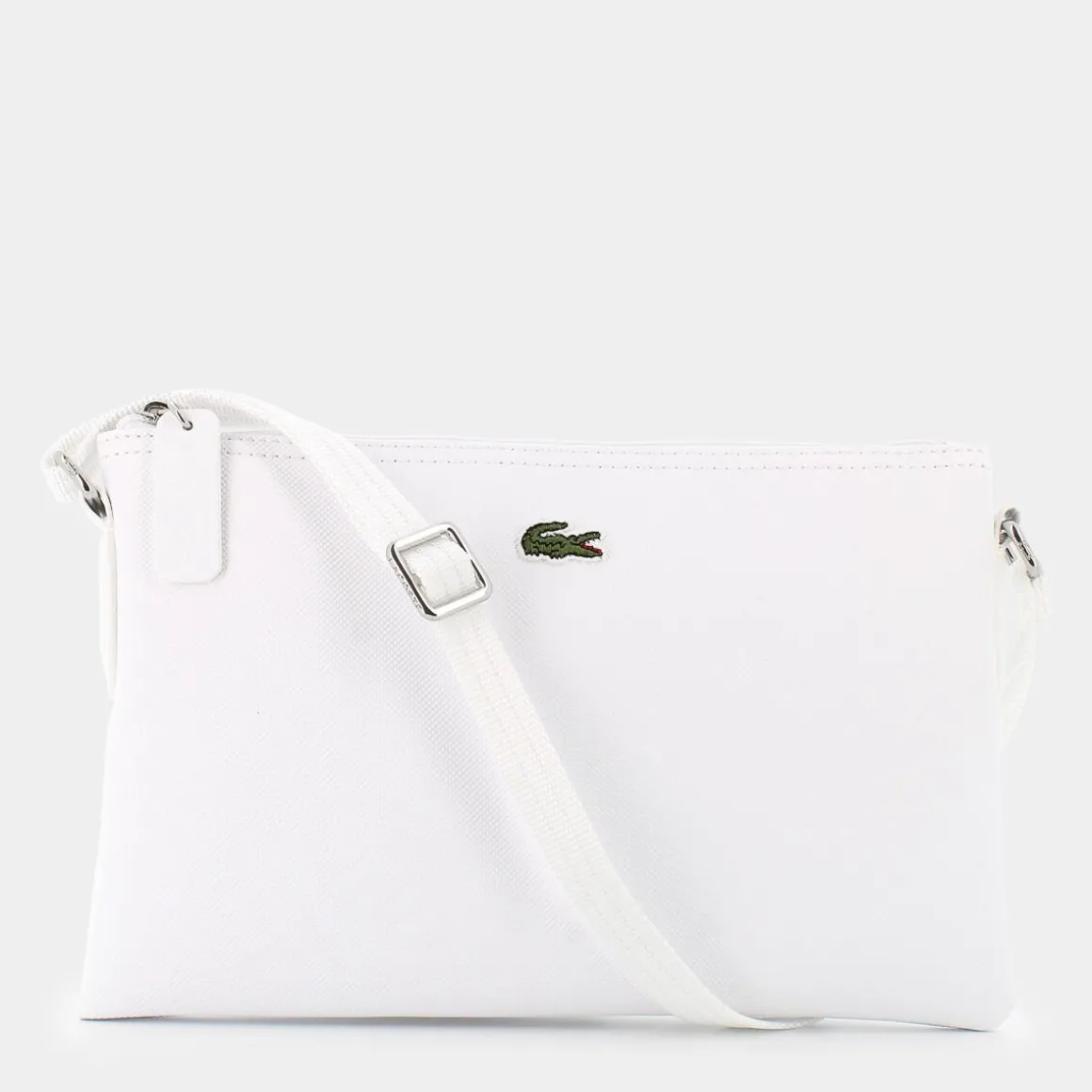 LACOSTE NF1887POBRIGHT WHITE- TRACOLLE BIANCO New