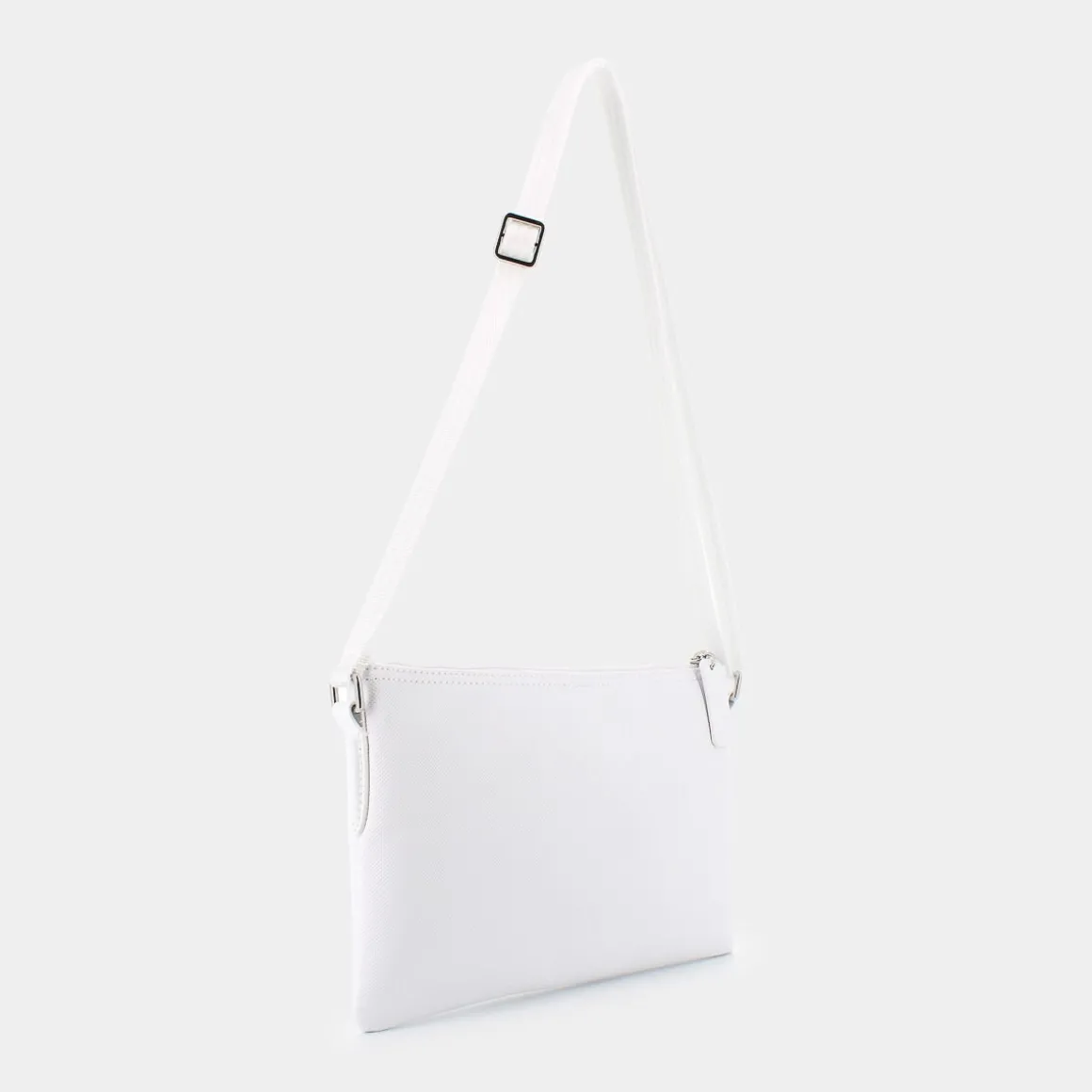 LACOSTE NF1887POBRIGHT WHITE- TRACOLLE BIANCO New