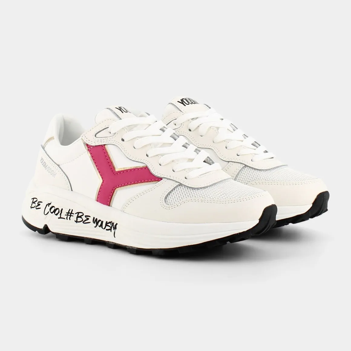 YOUSM OW-E21D-06 ROSA- SNEAKERS BIANCO Outlet
