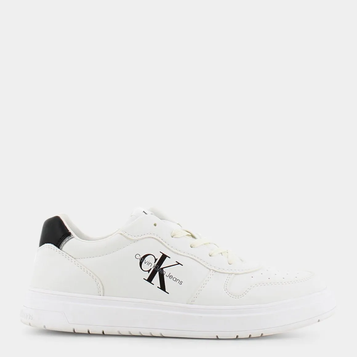 CALVIN KLEIN JEANS 80553PATTY NERO- SNEAKERS BIANCO Best