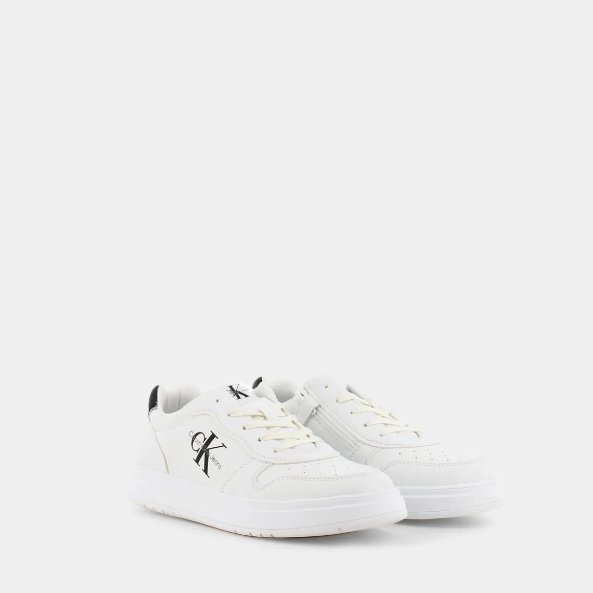 CALVIN KLEIN JEANS 80553PATTY NERO- SNEAKERS BIANCO Best