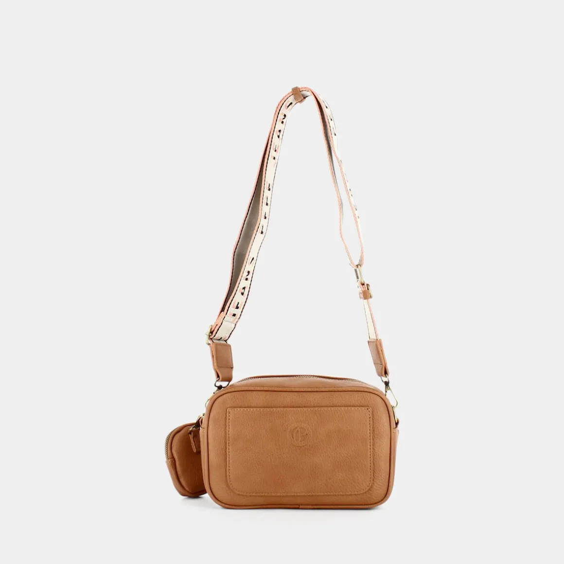 PEPE JEANS PL031407BASSY23855 CAMEL- TRACOLLE MARRONE Best Sale