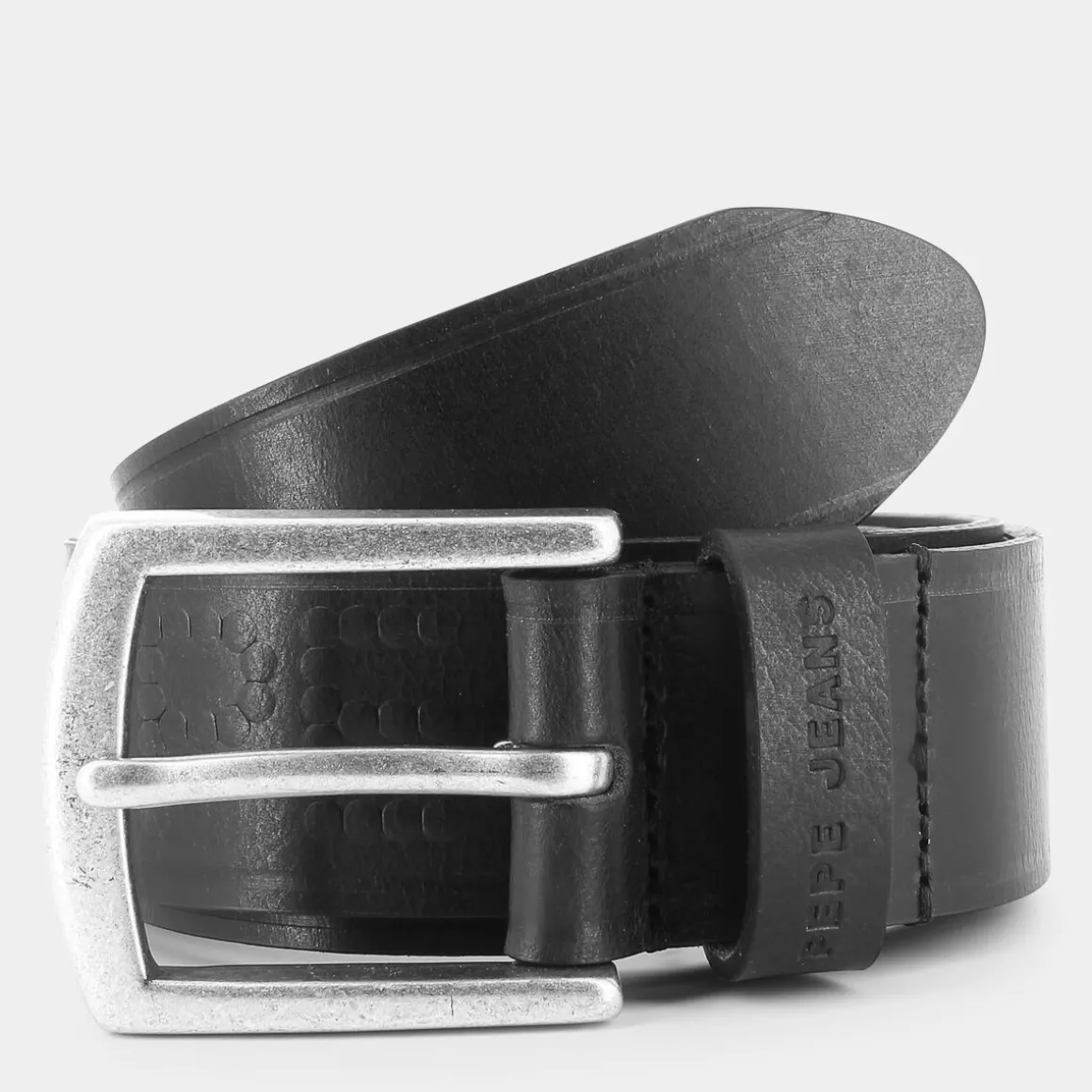 PEPE JEANS PM021010MASON BELT999 BLACK- CINTURE NERO Outlet