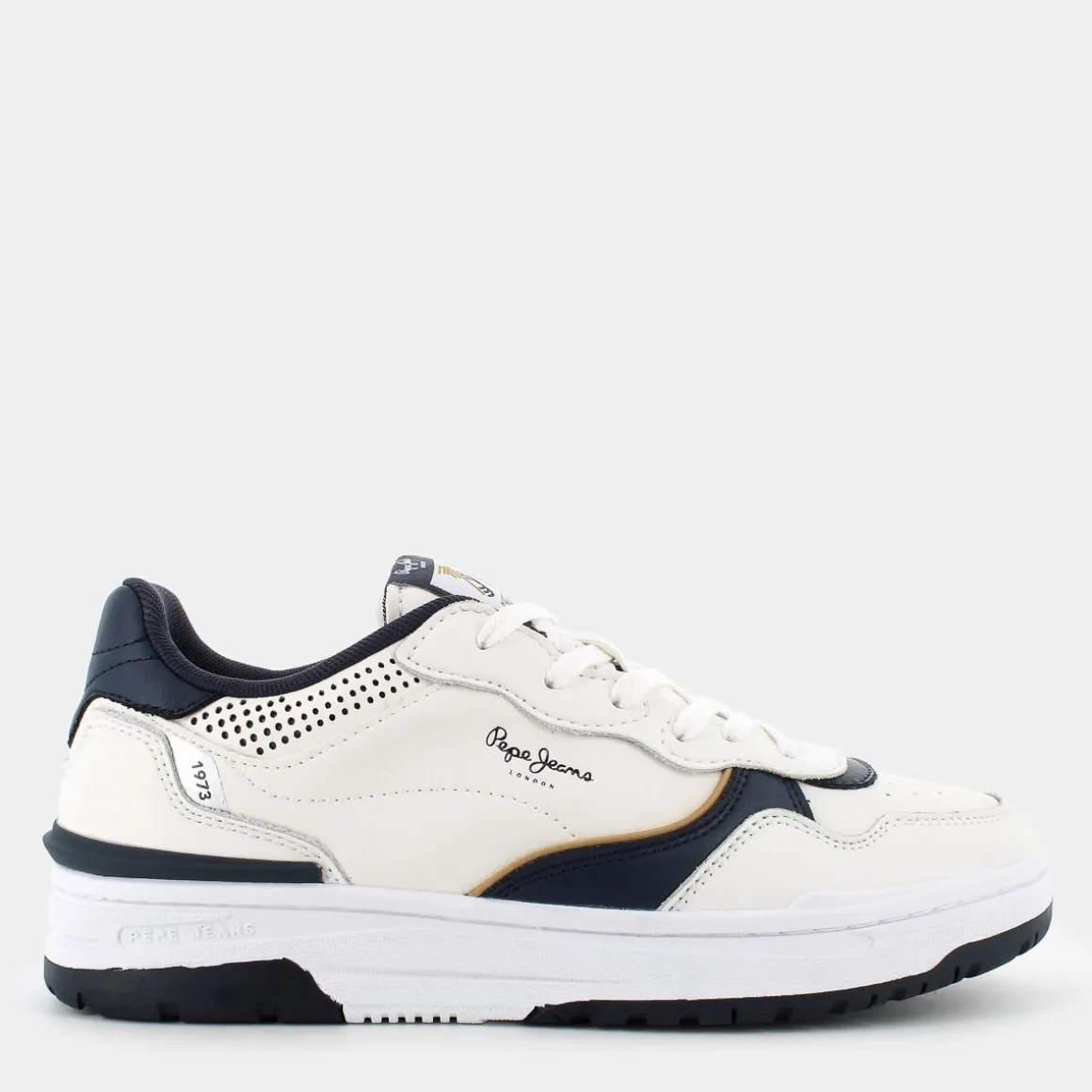 PEPE JEANS PMS00029CHESTER BASICOFF WHITE- SNEAKERS BIANCO Cheap