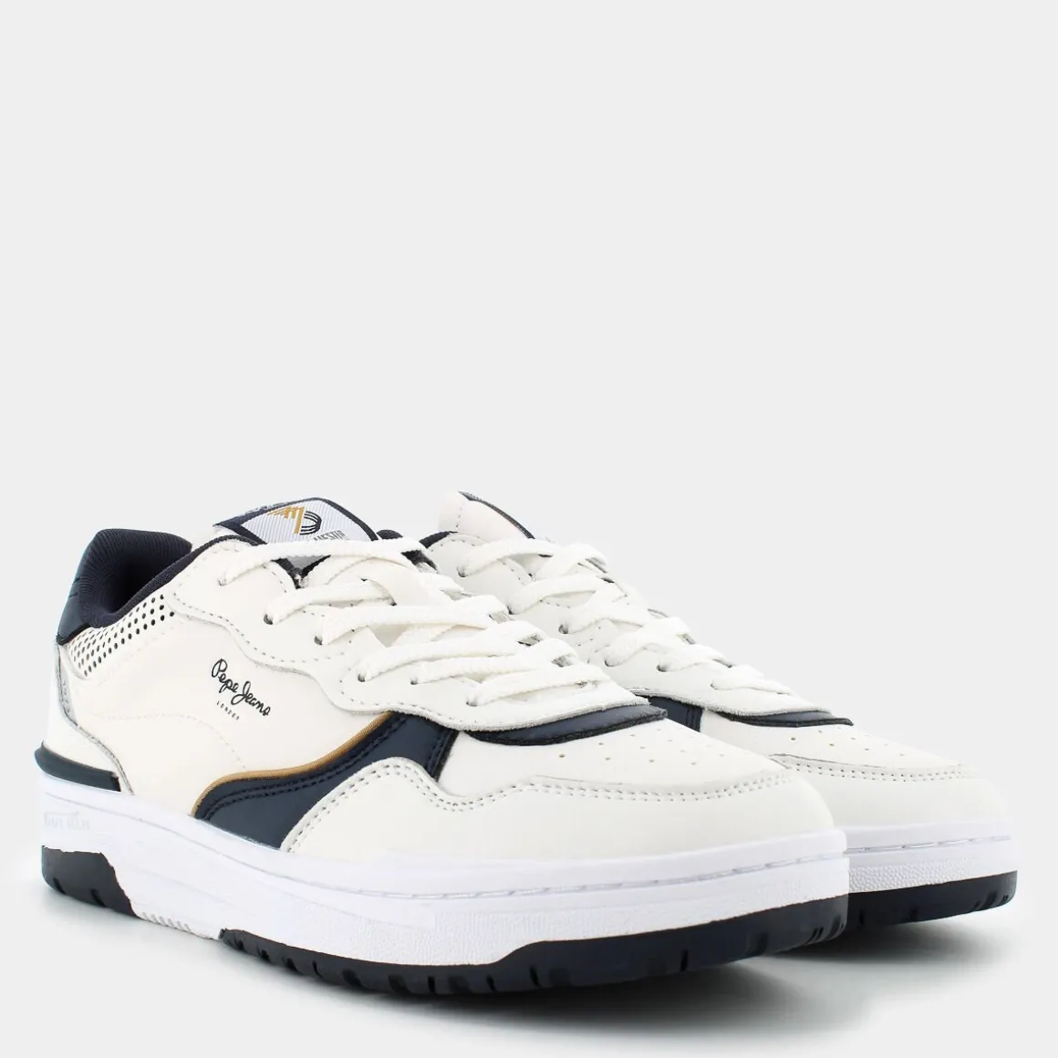 PEPE JEANS PMS00029CHESTER BASICOFF WHITE- SNEAKERS BIANCO Cheap