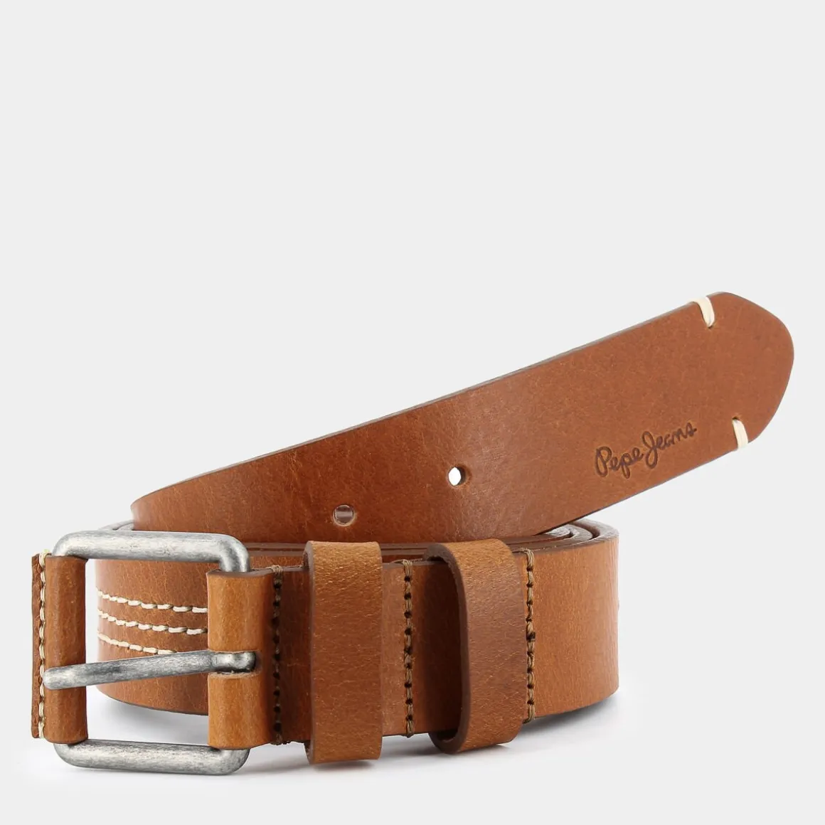 PEPE JEANS PM021016SCOTT BELTCOGNAC BROWN- CINTURE MARRONE Hot