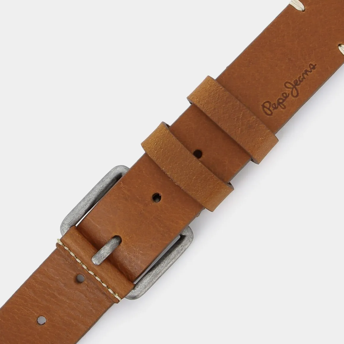 PEPE JEANS PM021016SCOTT BELTCOGNAC BROWN- CINTURE MARRONE Hot