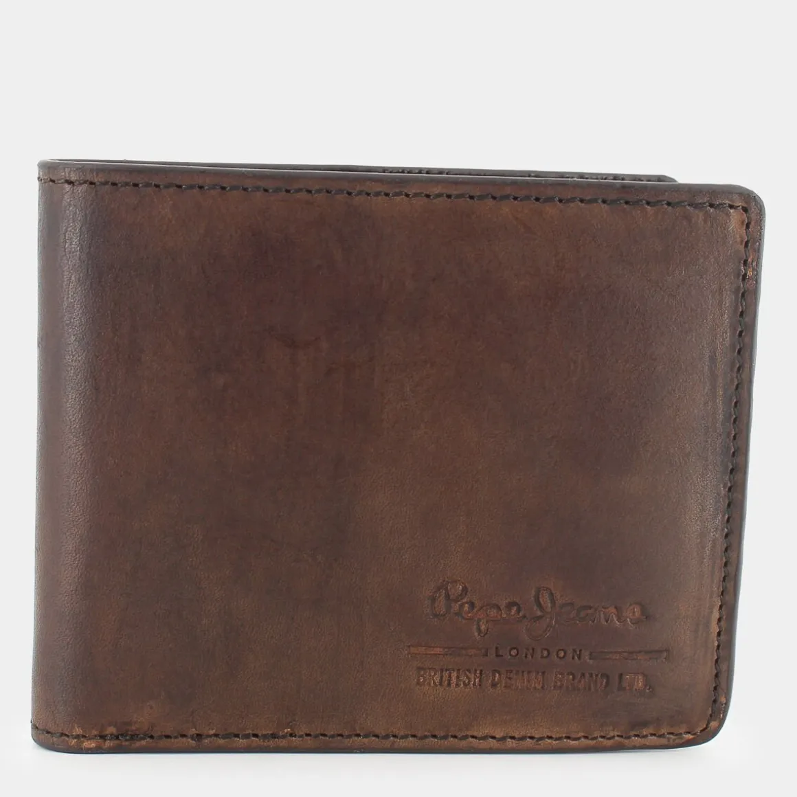 PEPE JEANS PM070387TATEBROWN- PICCOLA PELLETTERIA MARRONE Shop
