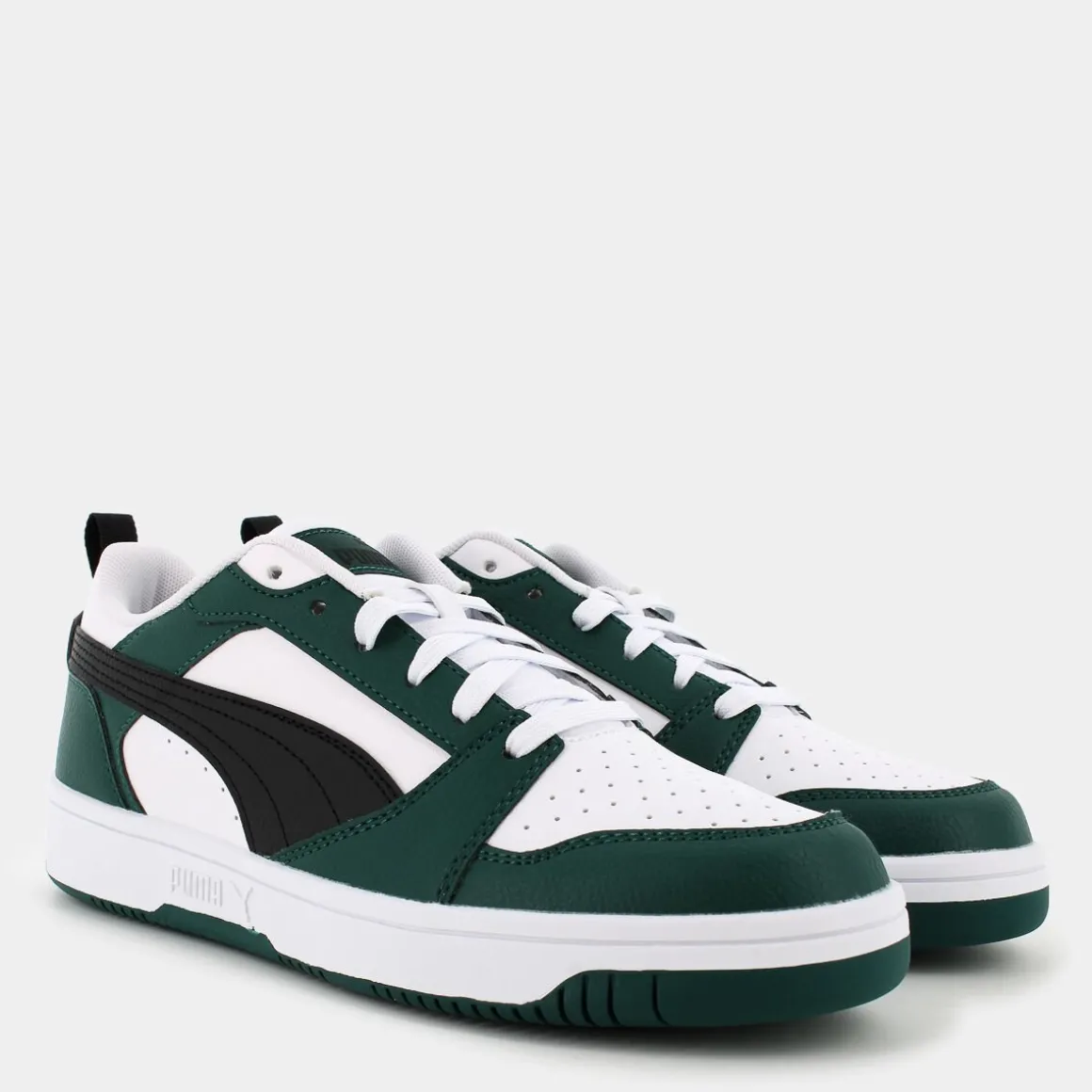 PUMA 392328REBOUND V6 LOWWhite-Black-Dark Myrtle- SPORTIVE MULTICOLOR Outlet
