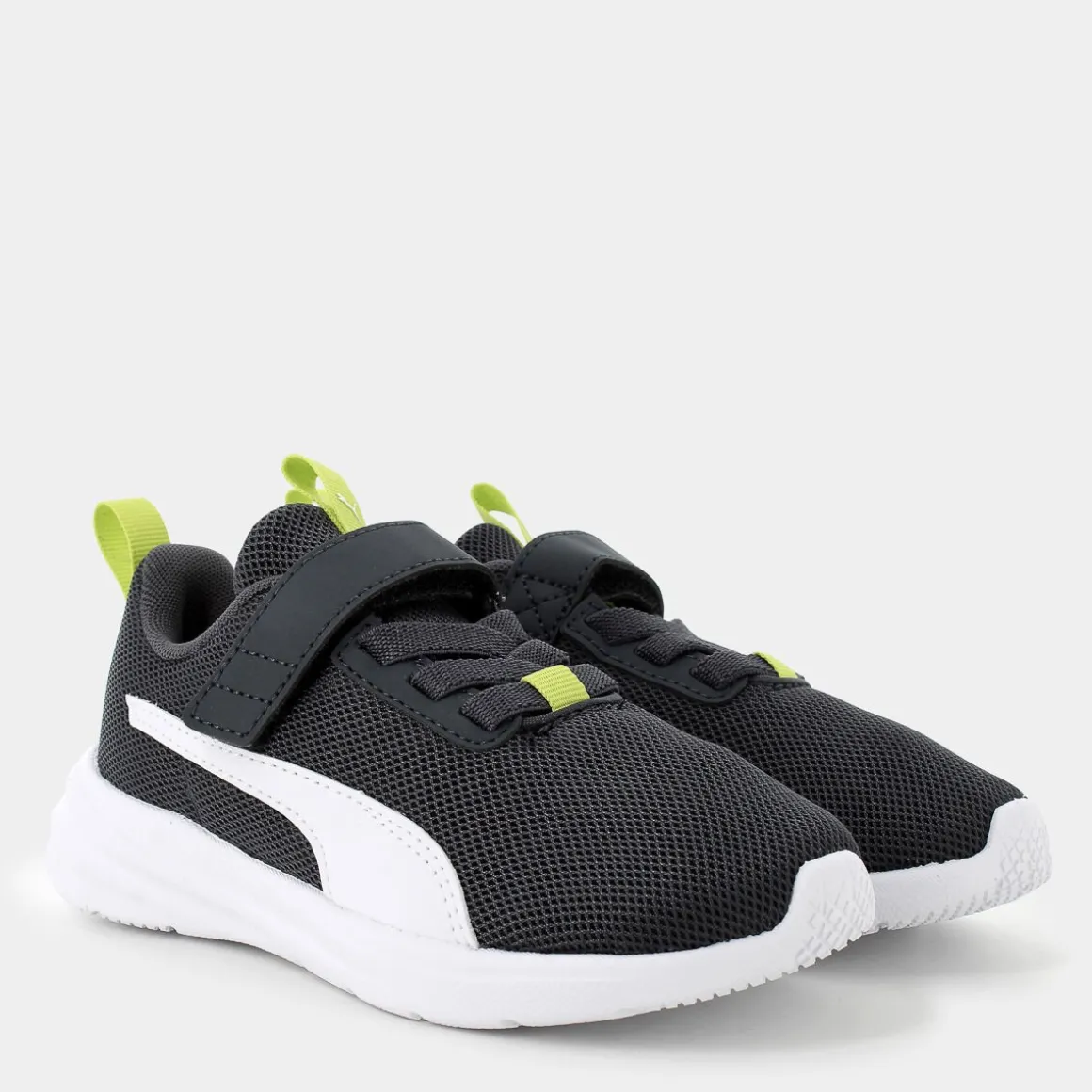 PUMA 394932RICKIE RUNNERStrong Gray/White/Lime Smash- SPORTIVE GRIGIO Outlet