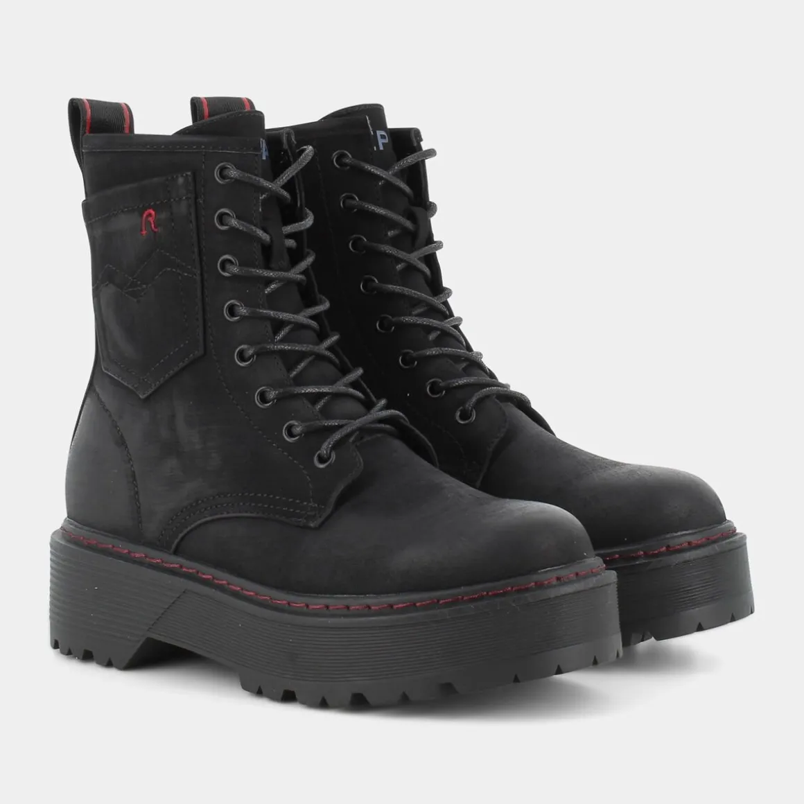 REPLAY RL630045SDOC- SCARPONCINI NERO Outlet