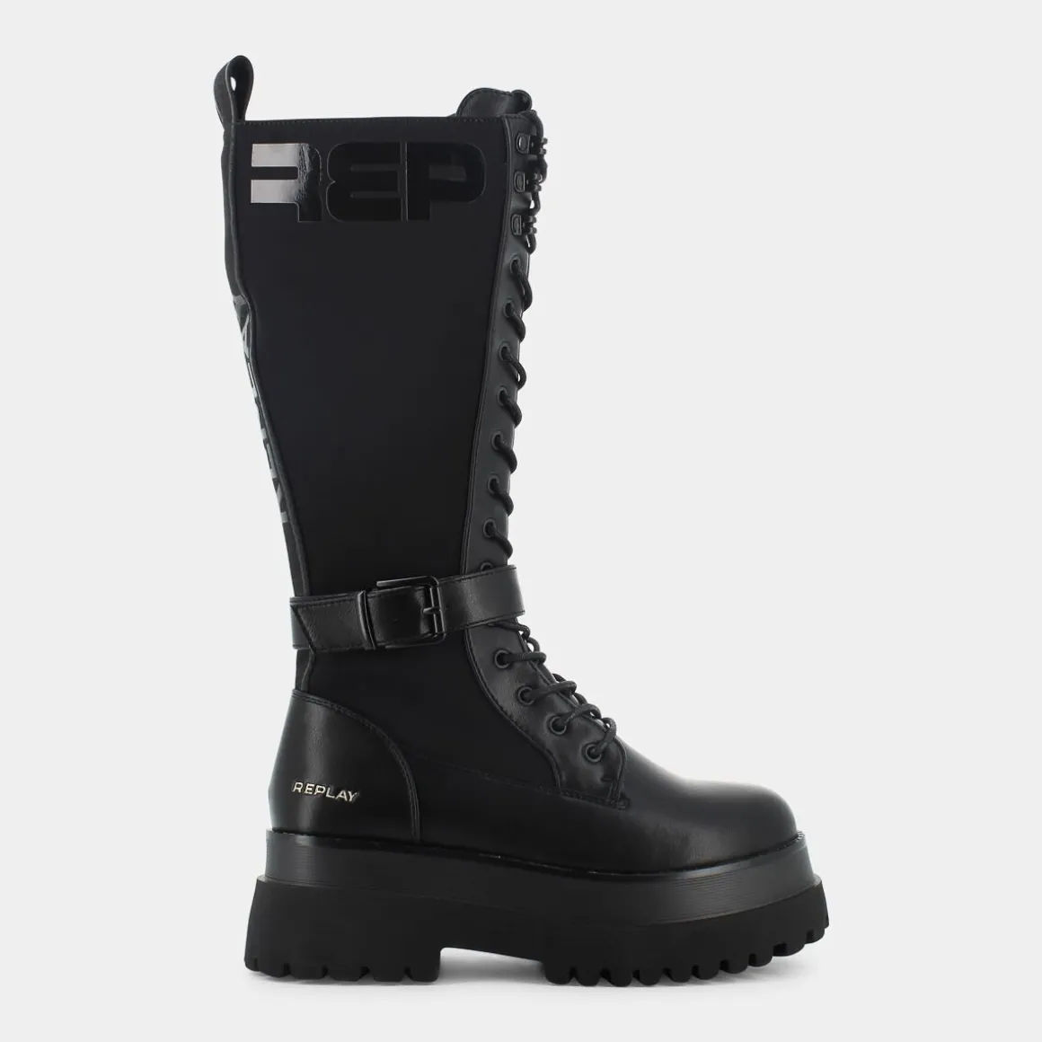 REPLAY RL720004TANY HIGHBLACK- SCARPONCINI NERO New