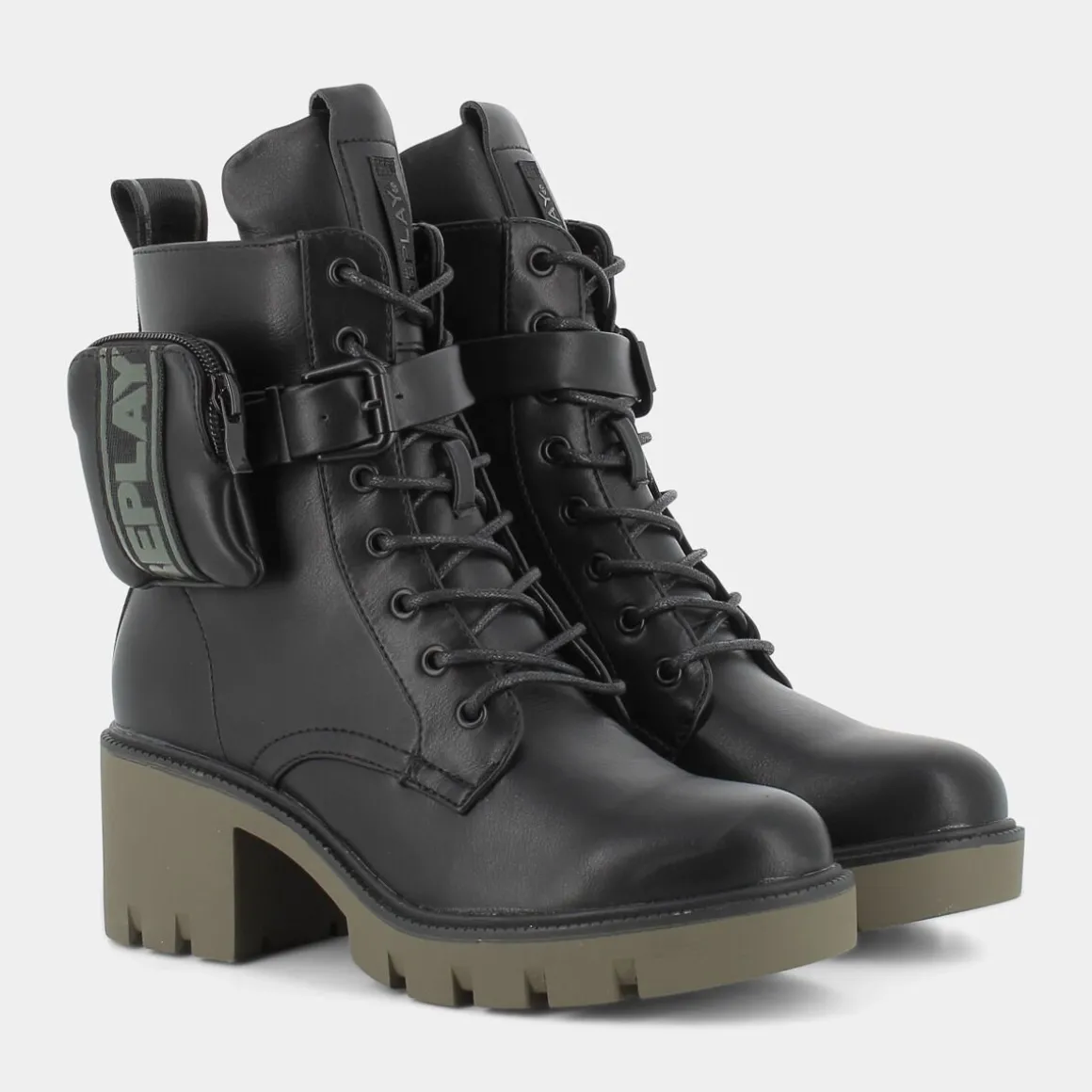 REPLAY RN680005SVILLAGE- SCARPONCINI NERO Clearance