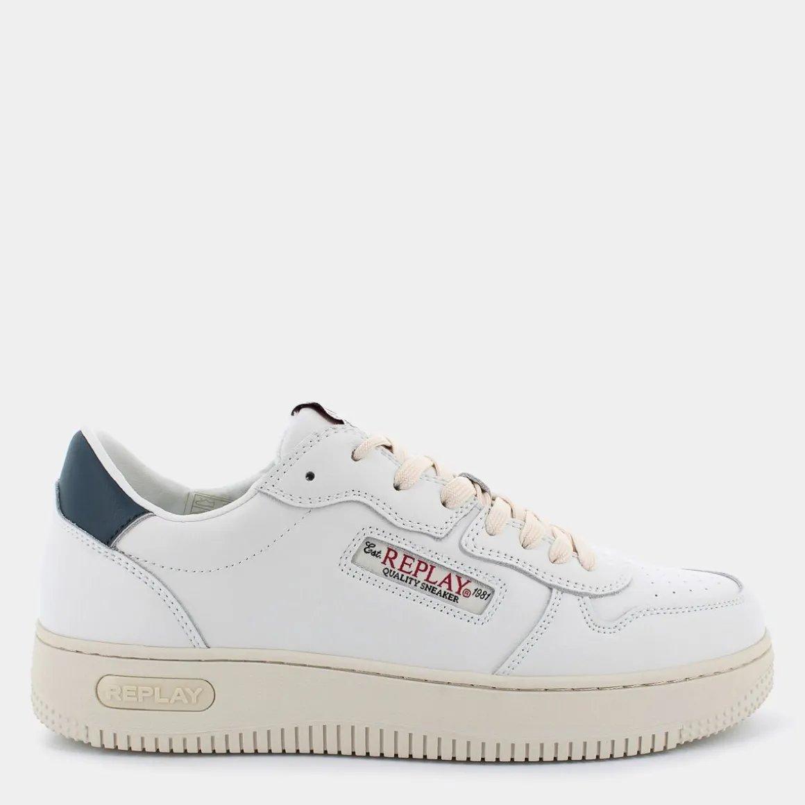 REPLAY RZ3G0038LEPIC STREAMWHITE NAVY- SNEAKERS BIANCO Online
