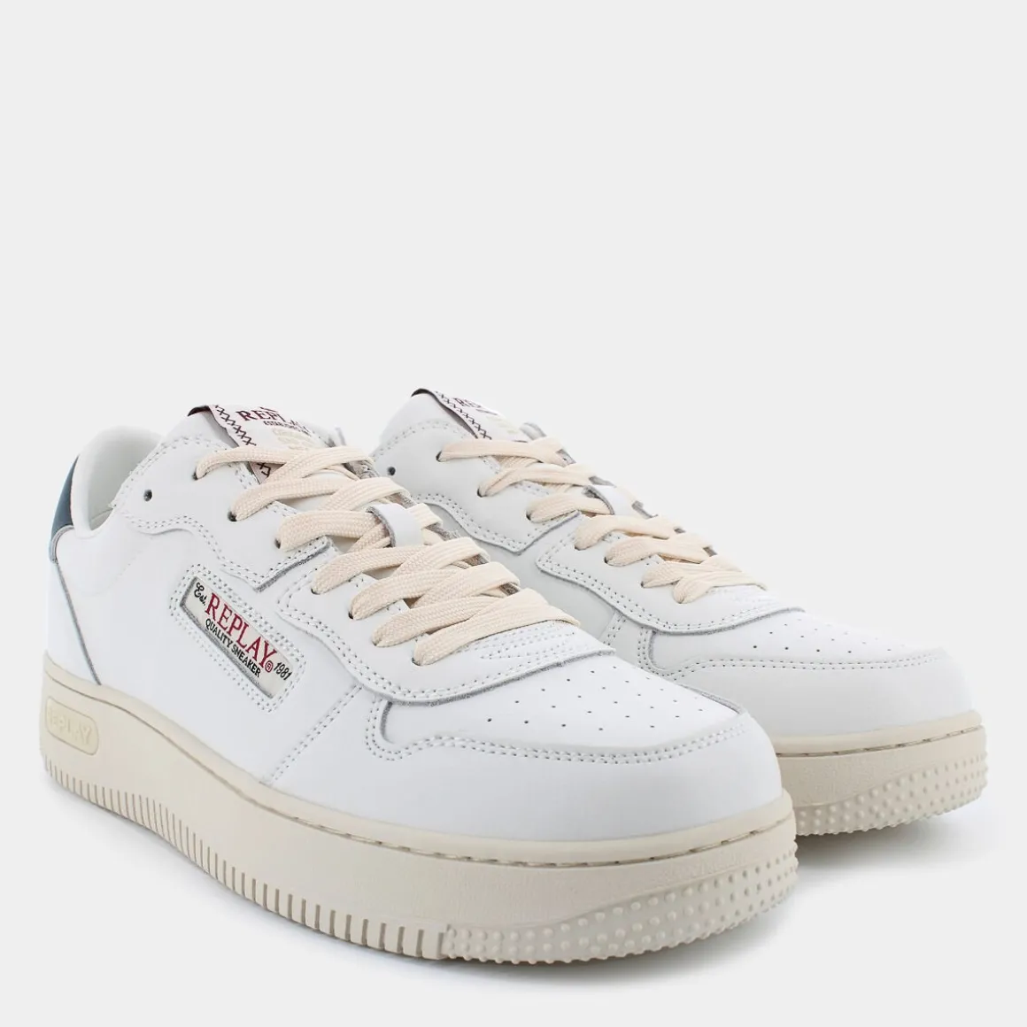 REPLAY RZ3G0038LEPIC STREAMWHITE NAVY- SNEAKERS BIANCO Online