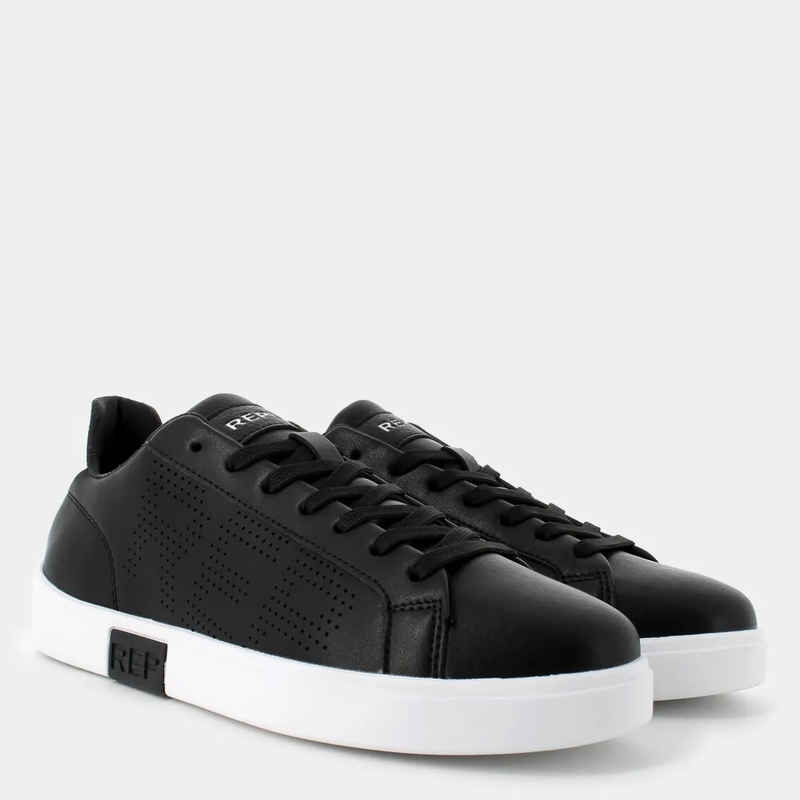 REPLAY RZ3P0014LPOLYS STUDIOBLACK WHITE- SNEAKERS NERO Shop