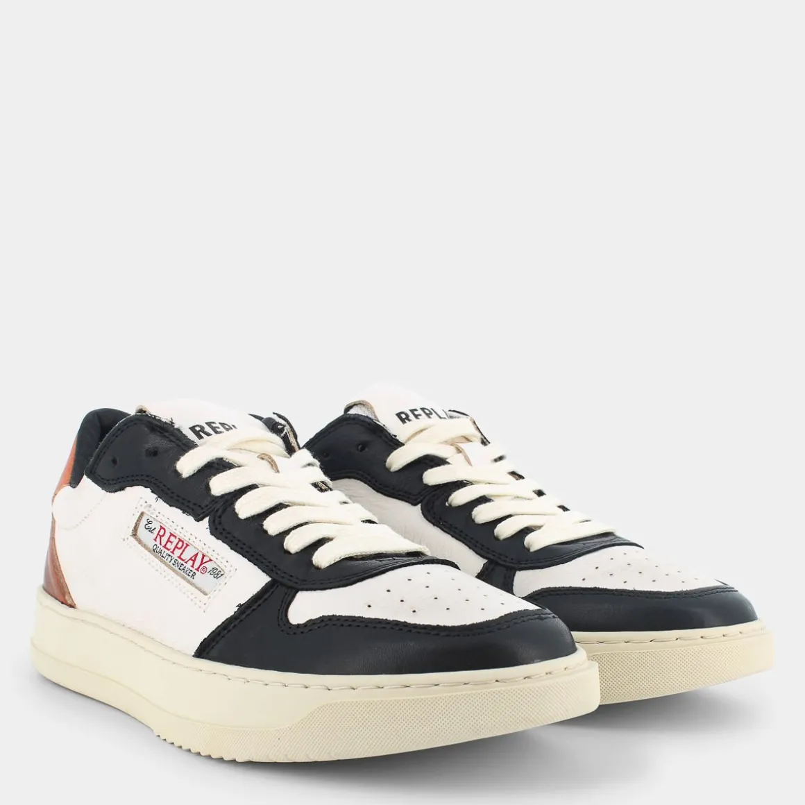 REPLAY RZ3R0024LRELOADBLACK/OFF WHITE/TAN- SNEAKERS MULTICOLOR Outlet