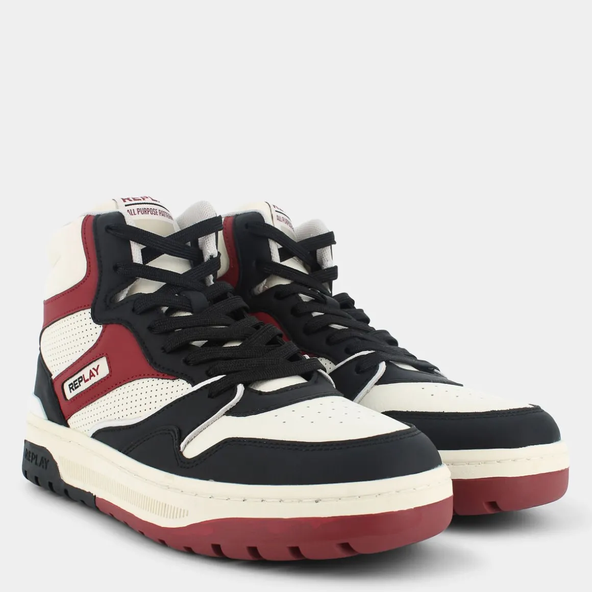 REPLAY RZ4S0008LGEMINIBLACK/TOFU/BORDO- SNEAKERS MULTICOLOR Cheap