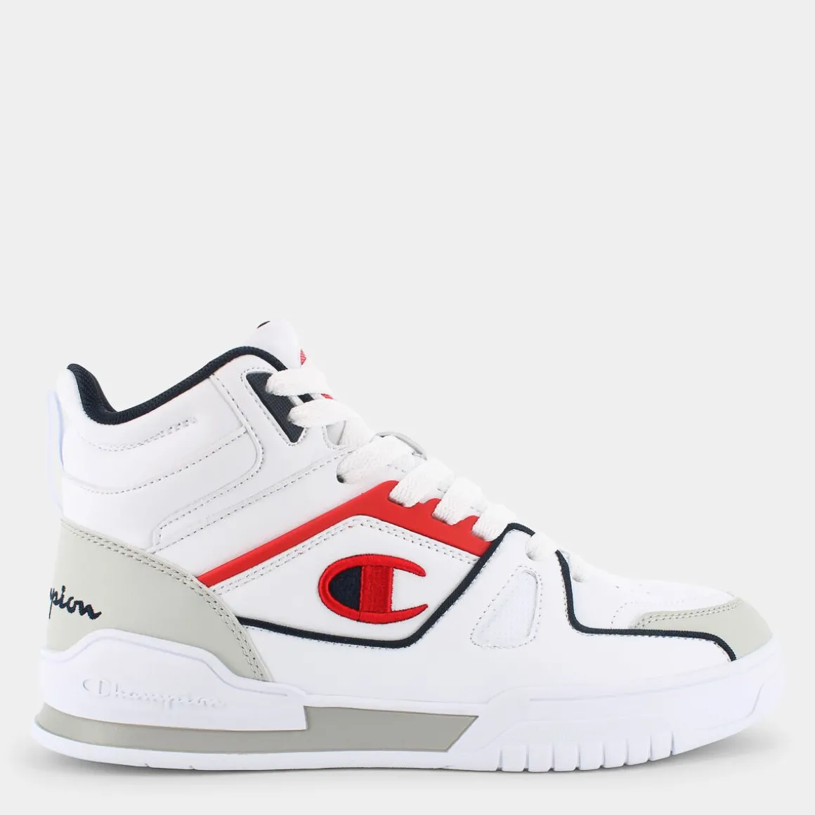 CHAMPION S221193 POINT MIDWHT/NAVY/RED- SPORTIVE BIANCO Fashion