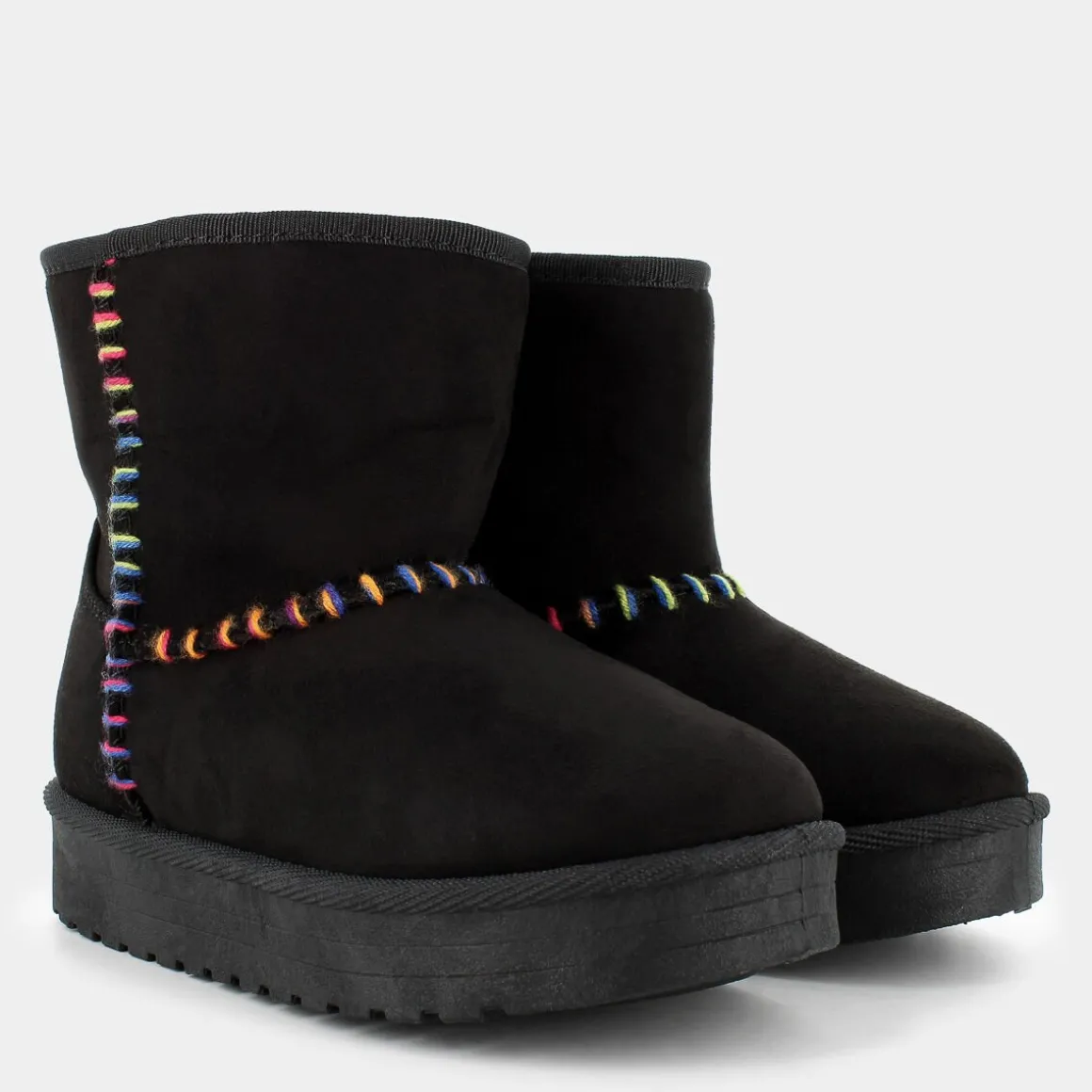 FANTASTICA SA-I24B-01-- SCARPONCINI E STIVALETTI NERO Fashion