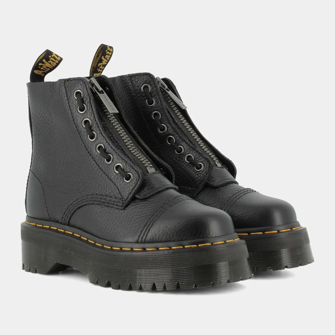 DR MARTENS 22564001SinclairBlack Milled Nappa- SCARPONCINI NERO Flash Sale