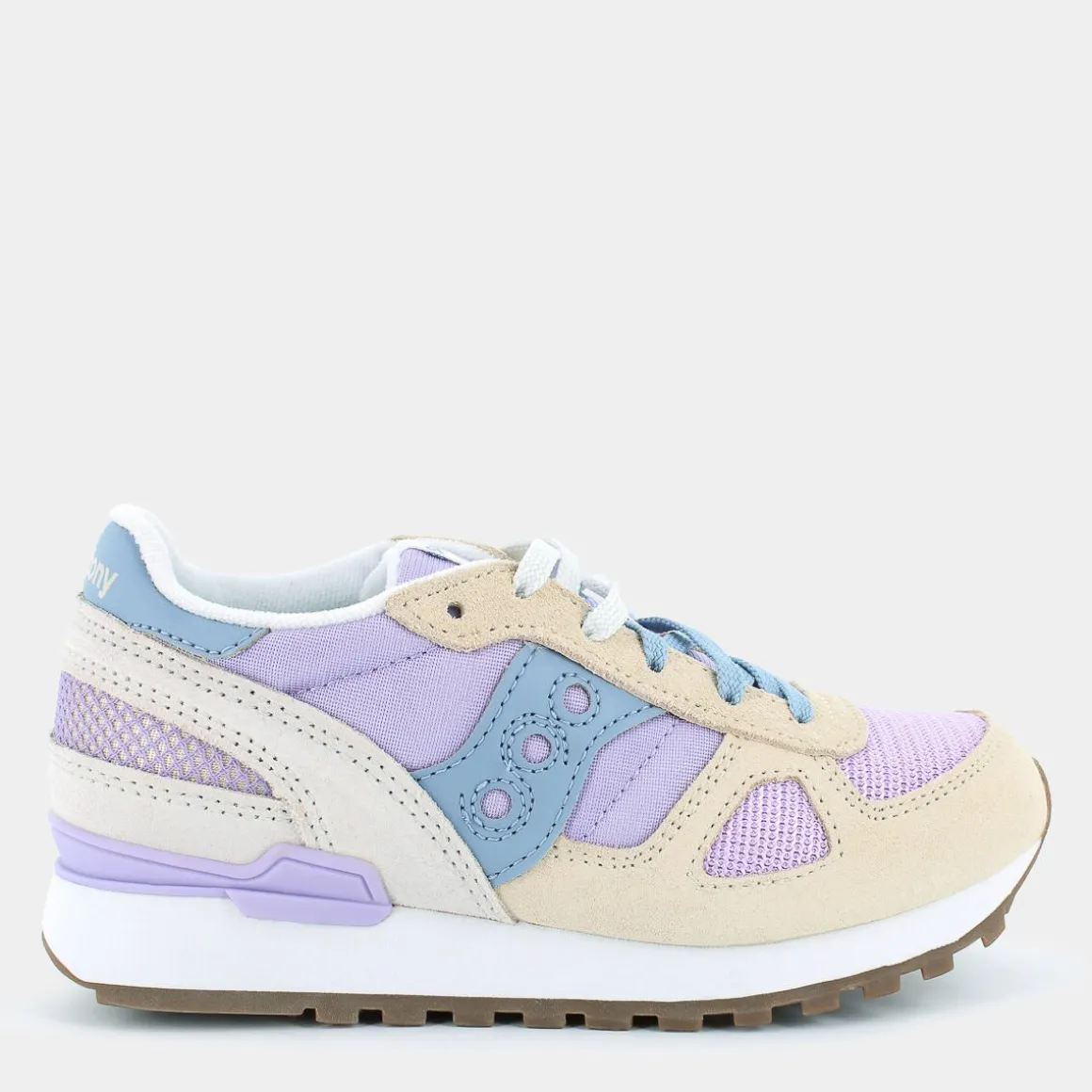 SAUCONY SK167666SHADOW ORIGINALYELLOW PURPLE BLUE- SPORTIVE LILLA New