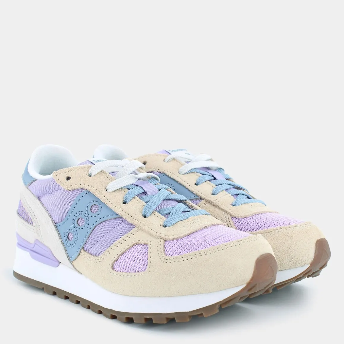 SAUCONY SK167666SHADOW ORIGINALYELLOW PURPLE BLUE- SPORTIVE LILLA New