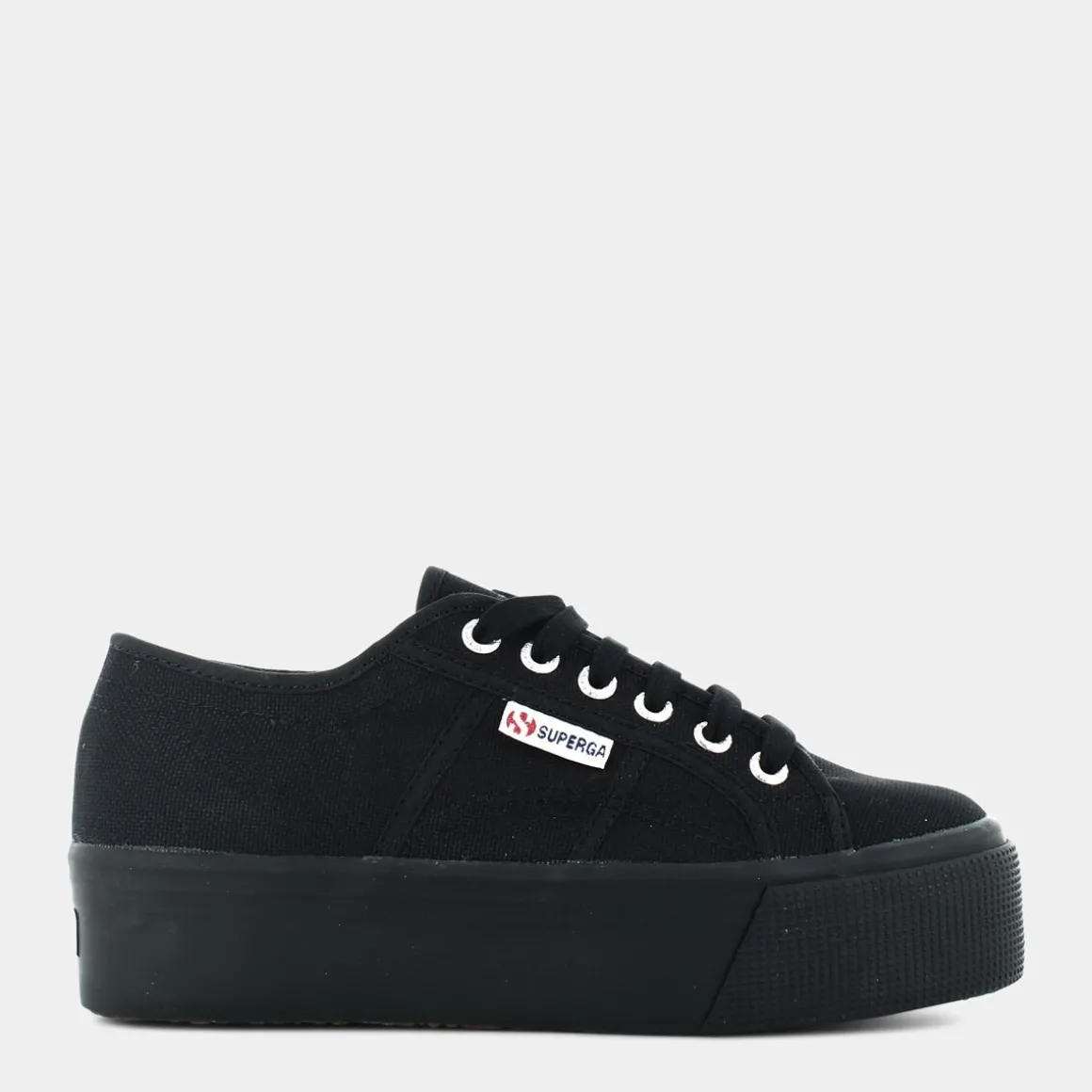 SUPERGA S91111LW2790 PLATFORMFULL BLACK- SPORTIVE NERO New
