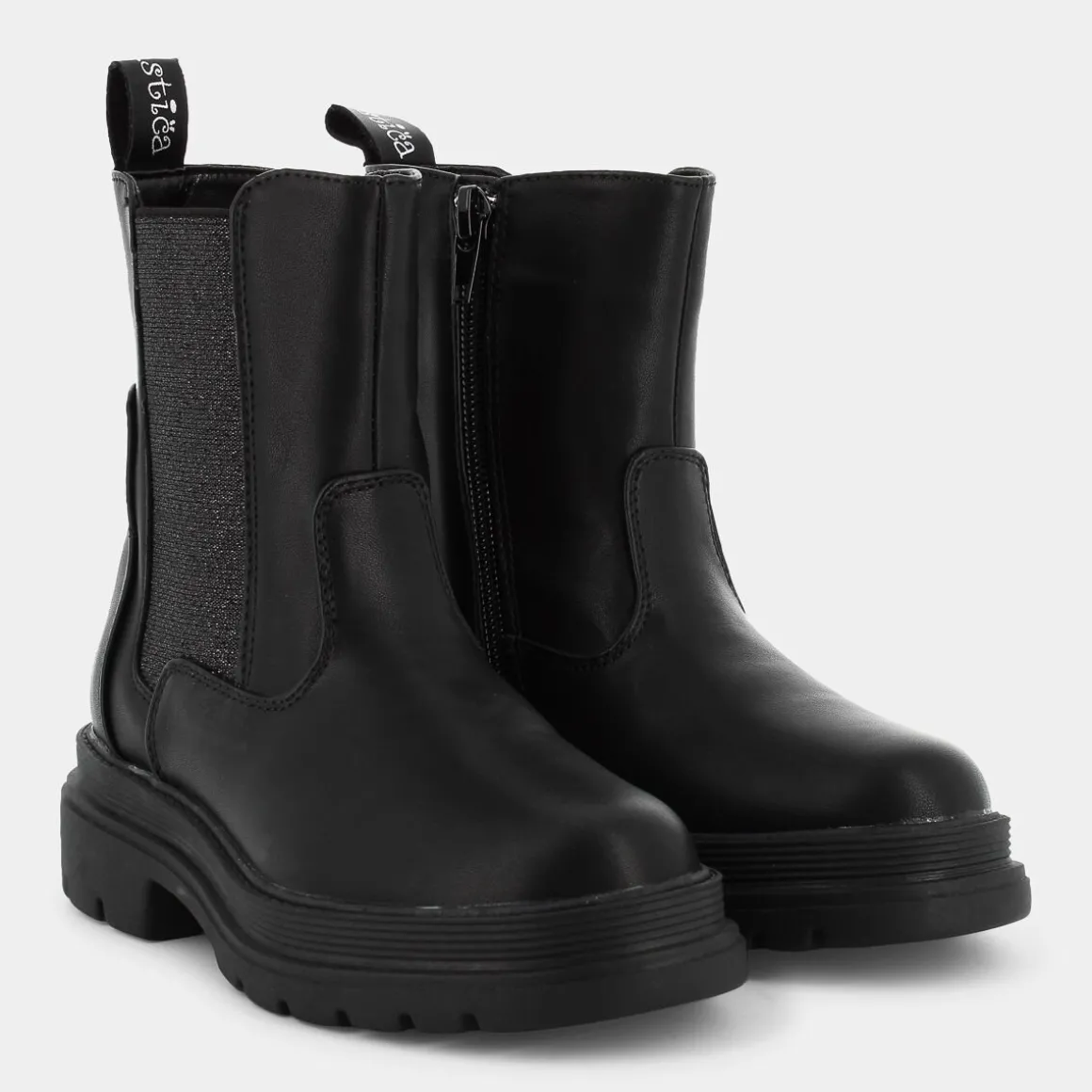 FANTASTICA SM-I23B-07- SCARPONCINI E STIVALETTI NERO New