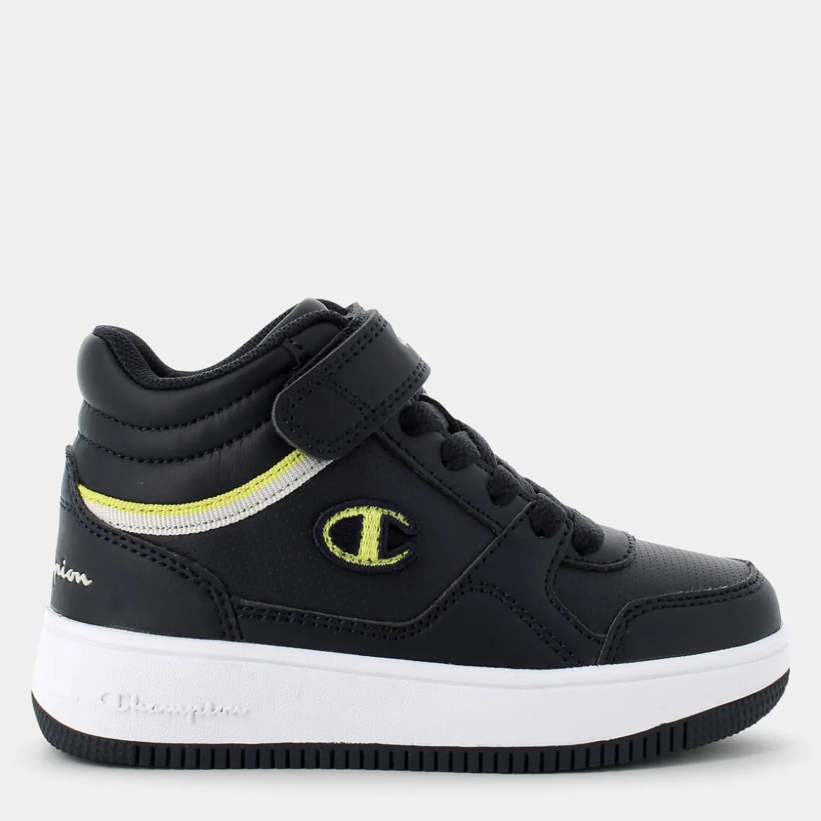 CHAMPION S32404REBOUND MID B PSNNY/LIME/GREY- SPORTIVE NERO Store